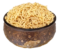 SANTUSHTI NAMKEEN | UJJAINI SEV | POHA SEV |  Crispy & Medium Spicy, Made in Groundnut Oil - 200 Gms